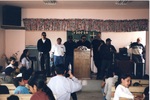 Oldies Car Club: Photograph of club members at the Tijuana orphanage "Casa De La Esperanza"