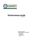 City Heights Community Development Corporation Performance Audit
