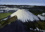 Japan – Fujinomiya – The View Looking Over Mt. Fuji from the Air