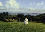 Guadeloupe – Gourbeyre – Vue de l'Archipel des Saintes Depuis une Propriété du Palmiste
