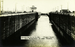 Panama – Operating Gatún Locks, Panama Canal, U.S. Submarines in Lower Chamber
