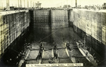 Panama – U.S. Submarines in Gatun Locks, Panama Canal