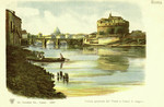 Italy – Rome – Veduta Generale del Ponte e Castel Sant'Angelo