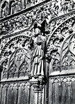 France – Bourges – Cathédrale St-Etienne de Bourges – Détails du Grand Portail