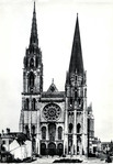 France – Chartres – La Cathédrale – Ses Clochers (Façade Ouest)