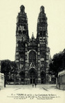 France – Tours – La Cathédrale St-Gatien – La Tour Nord d'une Hauteur de 70 Mètres – La Tour Sud de 69 Mètres