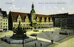 Germany – Leipzig – Markt – Altes Rathaus – Siegesdenkmal
