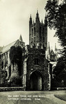 England – Canterbury – Canterbury Cathedral – Bell Harry Tower and Dark Entry