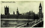England – London – Houses of Parliament and Westminster Bridge