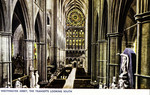 England – London – Westminster Abbey – The Transepts Looking South