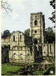England – Ripon – Fountains Abbey from the South