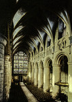 Gloucester – Gloucester Cathedral – The Nave and West Window
