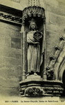 Paris La Sainte-Chapelle, Statue de Saint-Louis