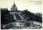 Paris - Le Sacré-Cœur de Montmartre et l'escalier monumental