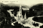 France – Lourdes – Vue plongeante