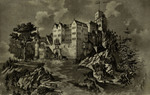 Germany – Baden-Baden – Das Alte Schloß zu Hohenbaden vor seiner Zerstörung