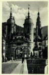 Germany – Heidelberg – Das Brückentor mit Karl-Theodor-Denkmal