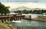 California – Intake for Irrigation System, Headgate and Dam on King River, near Fresno