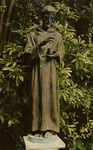 California – Saint Francis in Cemetery Garden of Old Mission Santa Barbara
