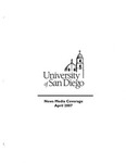 University of San Diego News Print Media Coverage 2007.04 by University of San Diego Office of Public Relations