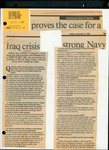 University of San Diego News Print Media Coverage 1990.09