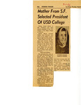 University of San Diego News Print Media Coverage 1964-1966