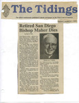 University of San Diego News Print Media Coverage 1991.03