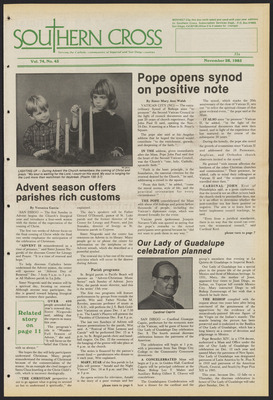 "Southern Cross 1985, Volume 74 No. 43" By Diocese Of San Diego, California